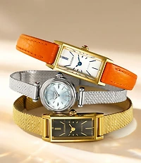 Citizen Women's Classic Fio Two Hand Leather Strap Watch