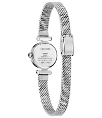 Citizen Women's Fio Round Two Hand Stainless Steel Mesh Bracelet Watch