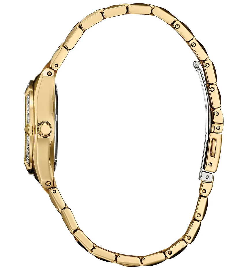 Citizen Women's Corso Diamond Mechanical Automatic Gold Tone Stainless Steel Bracelet Watch