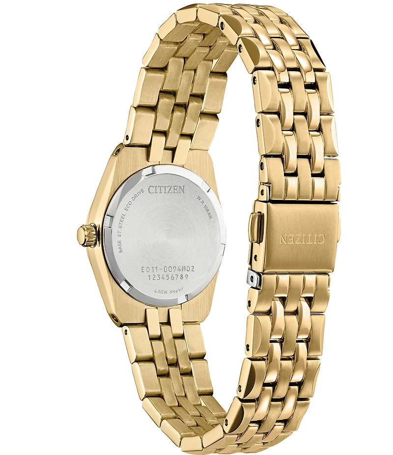 Citizen Women's Corso Diamond Mechanical Automatic Gold Tone Stainless Steel Bracelet Watch