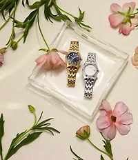 Citizen Women's Corso Diamond Mechanical Automatic Gold Tone Stainless Steel Bracelet Watch