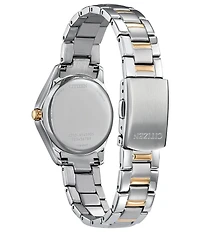 Citizen Women's Crystal Three Hand Mechanical Automatic Stainless Steel Bracelet Watch