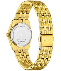 Citizen Women's Eco-Drive Classic Corso Three Hand Gold Tone Stainless Steel Bracelet Watch