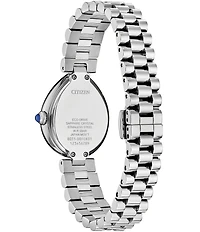Citizen Women's Eco-Drive Classic Rainell Three Hand Stainless Steel Bracelet Watch