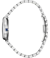 Citizen Women's Eco-Drive Classic Rainell Three Hand Stainless Steel Bracelet Watch