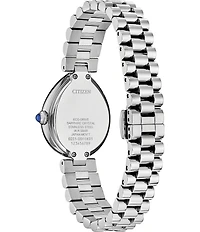 Citizen Women's Eco-Drive Classic Rainell Three Hand Stainless Steel Bracelet Watch