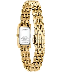 Citizen Women's Eco-Drive Classic Two Hand Gold Tone Stainless Steel Bracelet Watch