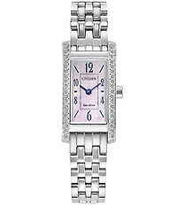 Citizen Women's Eco-Drive Classic Two Hand Stainless Steel Bracelet Watch