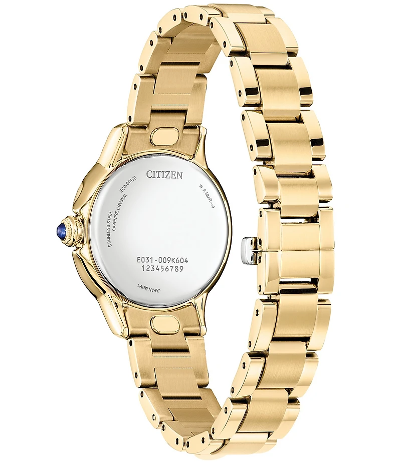 Citizen Women's L Ceci Three Hand Gold Tone Stainless Steel Bracelet Watch