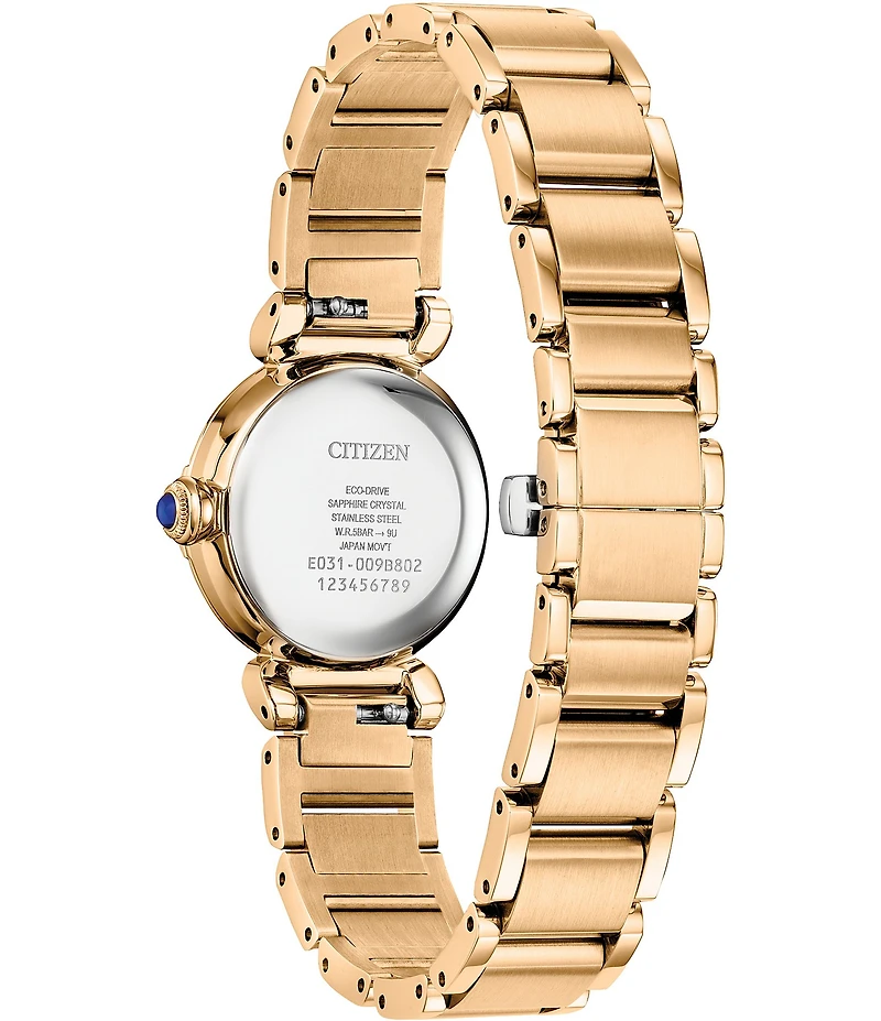 Citizen Women's L' Mae Analog Gold Tone Stainless Steel Bracelet Watch