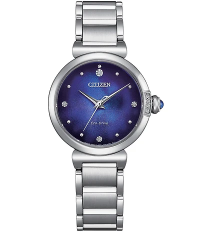 Citizen Women's L Mae Three Hand Stainless Steel Bracelet Watch