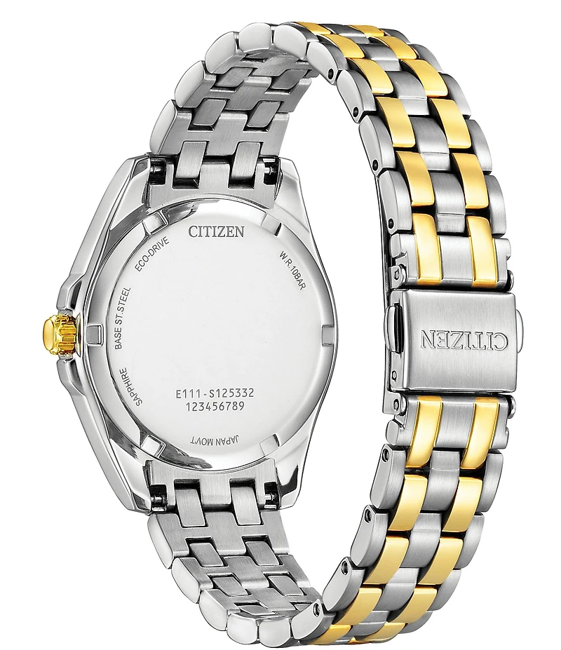 Citizen Women's Peyton Three Hand Two Tone Stainless Steel Bracelet Watch