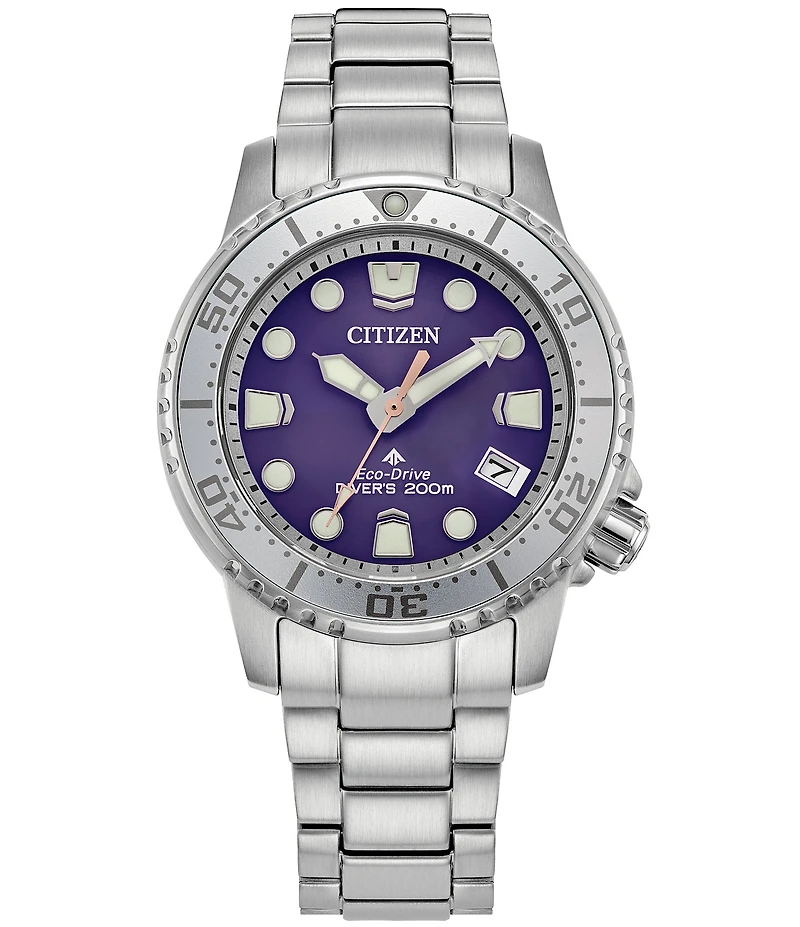Citizen Women's Promaster Dive Three Hand Stainless Steel Bracelet Watch