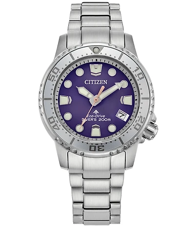 Citizen Women's Promaster Dive Three Hand Stainless Steel Bracelet Watch