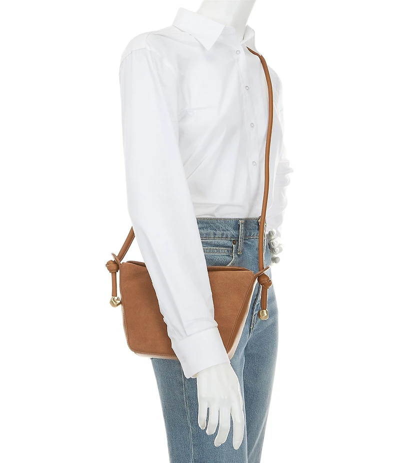 CITRINE Adeline Suede Crossbody Bag