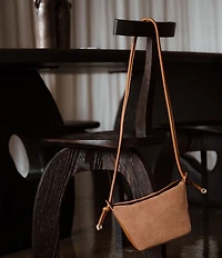 CITRINE Adeline Suede Crossbody Bag