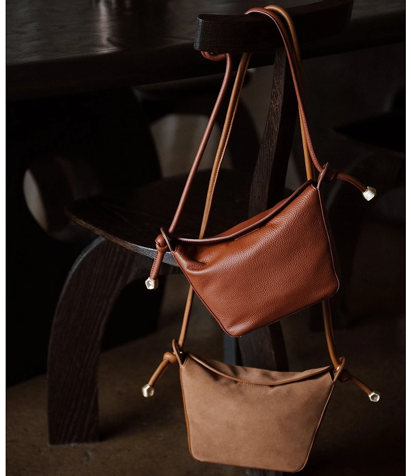 CITRINE Adeline Suede Crossbody Bag