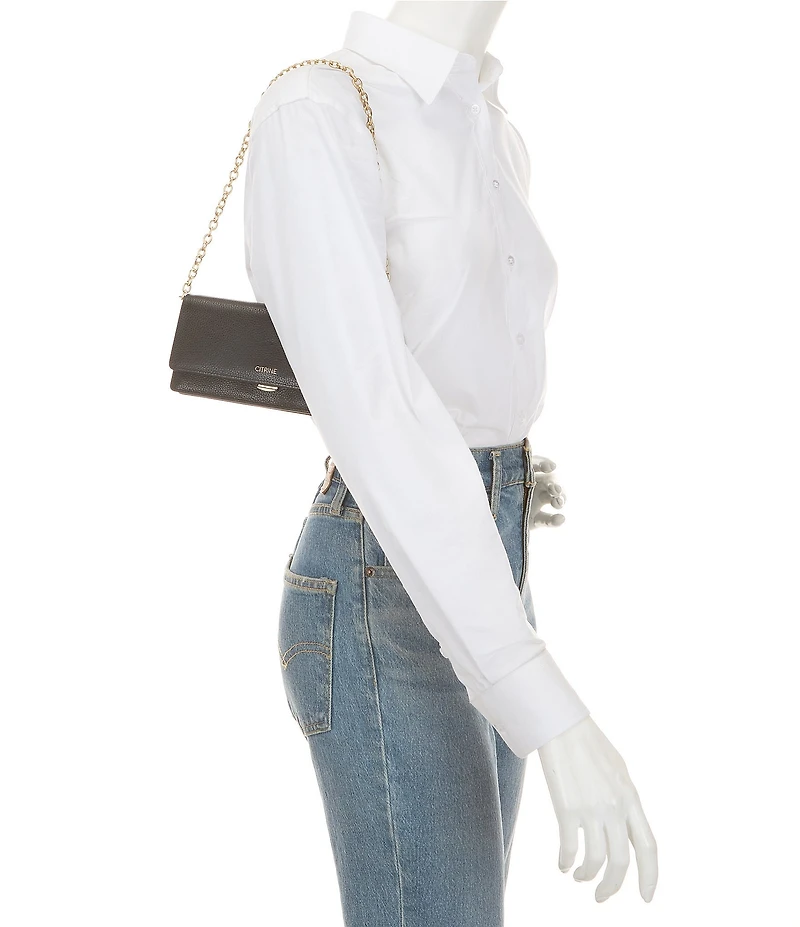 CITRINE Audrey Flap Wallet Crossbody Bag