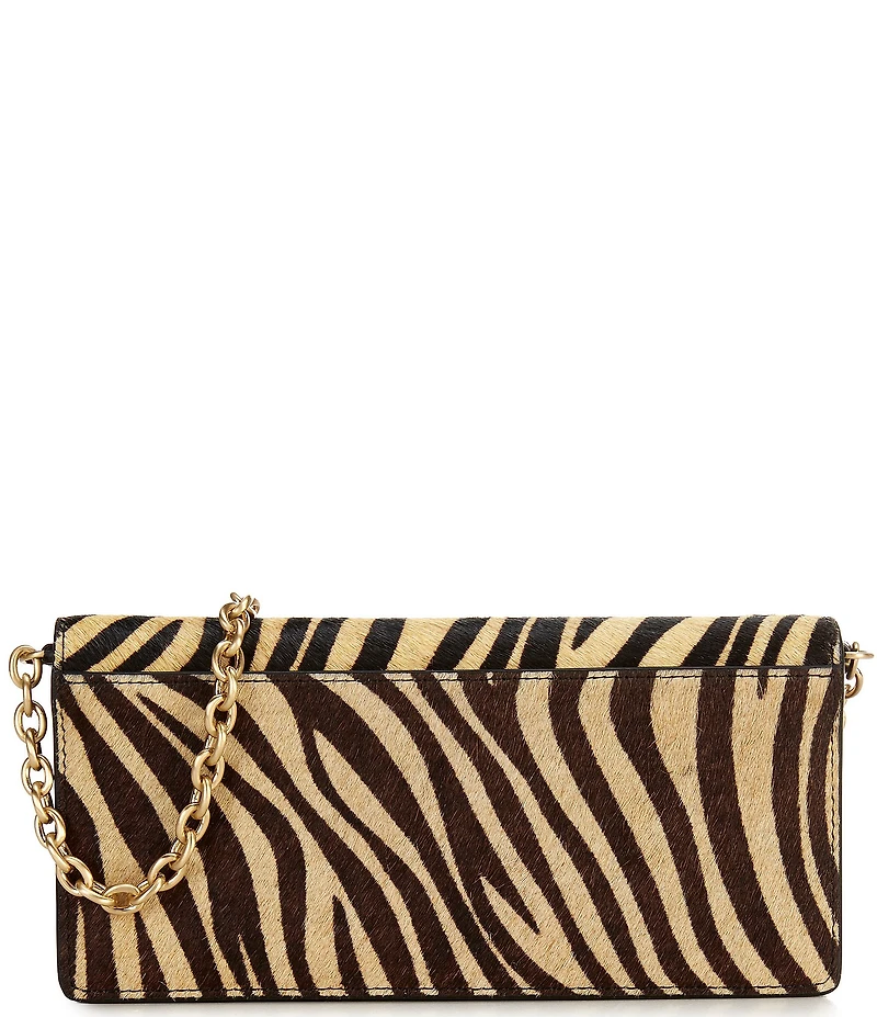 CITRINE Audrey Flap Zebra Crossbody Bag