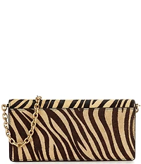CITRINE Audrey Flap Zebra Crossbody Bag