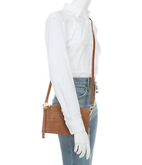 CITRINE Celeste Suede Crossbody Bag