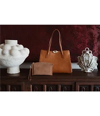 CITRINE Celeste Suede Crossbody Bag