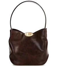 CITRINE Mae Small Leather Bucket Bag