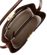 CITRINE Mae Small Leather Bucket Bag