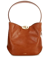 CITRINE Mae Small Leather Bucket Bag