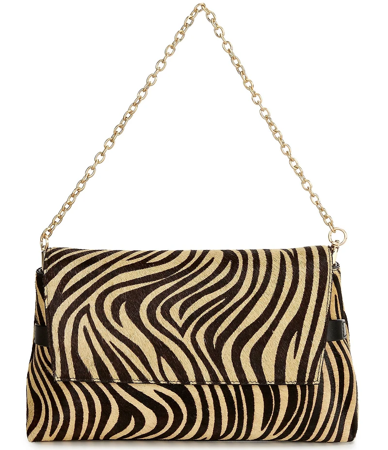CITRINE Nicole Zebra Print Canvas Crossbody Bag
