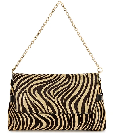 CITRINE Nicole Zebra Print Canvas Crossbody Bag