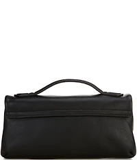 CITRINE Rian Pillow Leather Top Handle East-West Convertible Clutch Bag