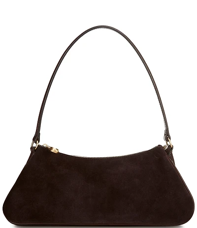 CITRINE Scarlette Suede East-West Shoulder Bag