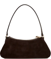 CITRINE Scarlette Suede East-West Shoulder Bag