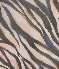 City Blues Belle Mesh Animal Print A-Line Pull-On Maxi Skirt
