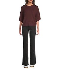 City Blues Broome Crew Neck Short Sleeve Cropped Sweater