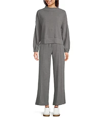 City Blues Coordinating Knit Pintuck Lounge Pull-On Pants