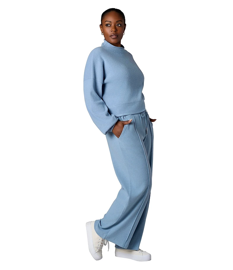 City Blues Coordinating Knit Pintuck Lounge Pull-On Pants