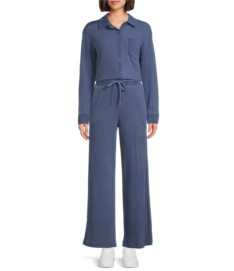 City Blues Coordinating Wide Leg Pull-On Lounge Pants