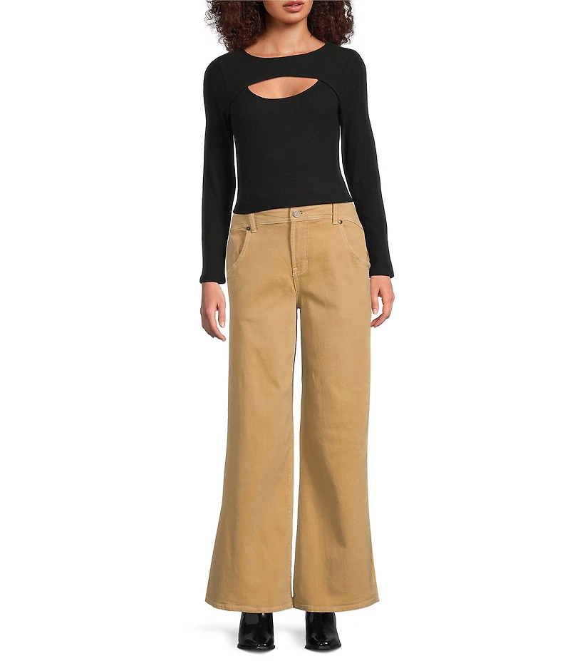 City Blues Stretch Curved Yolk Straight Leg Jeans