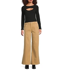 City Blues Stretch Curved Yolk Straight Leg Jeans