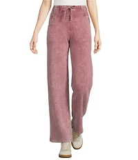 City Blues Coordinating Dropped Drawstring Waist Tie Pull-On Lounge Pants