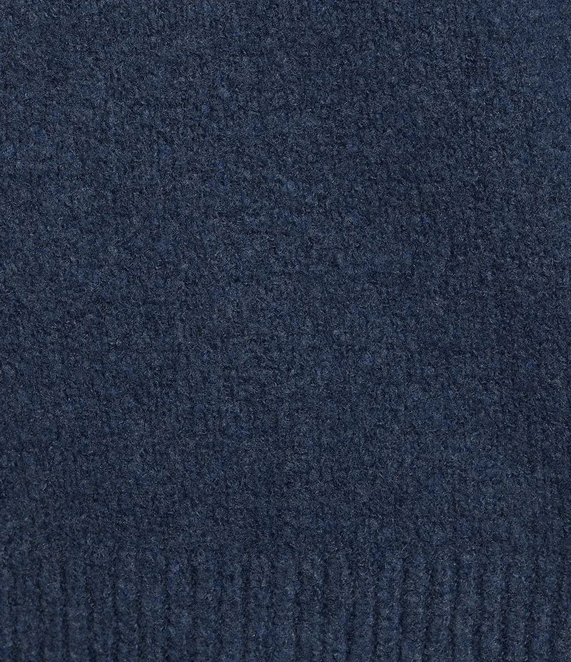 City Blues Embroidered Long Sleeve Crew Neck Knit Sweater