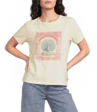 City Blues #double;Jaipur#double; Postage Stamp Graphic Tee
