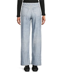 City Blues Knit Denim Straight Leg Jeans