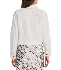 City Blues Notch Collar Long Sleeve Button Front Jacket