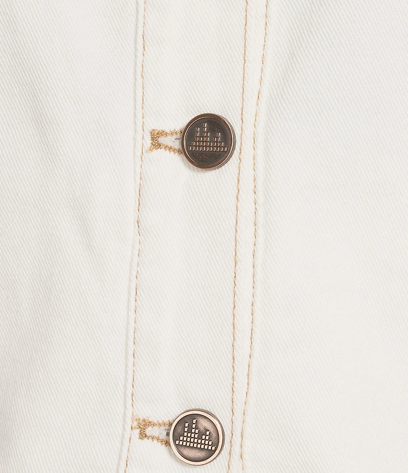 City Blues Notch Collar Long Sleeve Button Front Jacket