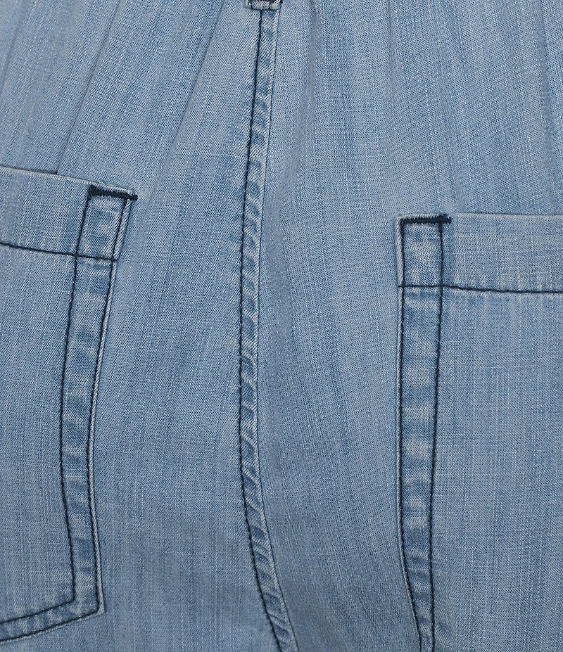 City Blues Pleated Wide-Leg Pant