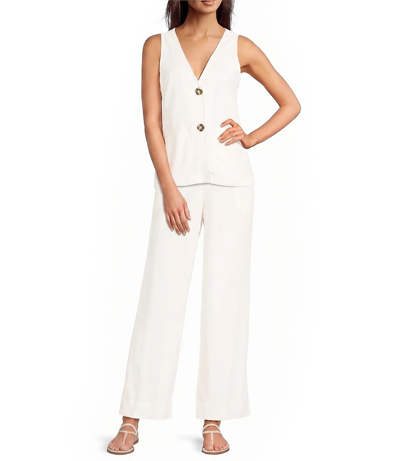City Blues Relaxed Patch Pocket Ankle Coordinating Pants
