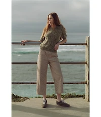 City Blues Relaxed Patch Pocket Crop Pants